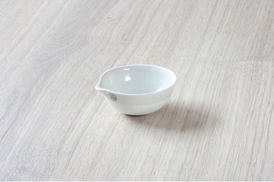 porc. miska odpařovací s výlevkou hluboká 206/5, pr. 138 mm, 500 ml