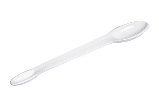 lžička chemická oboustranná PP 150 mm, bílá