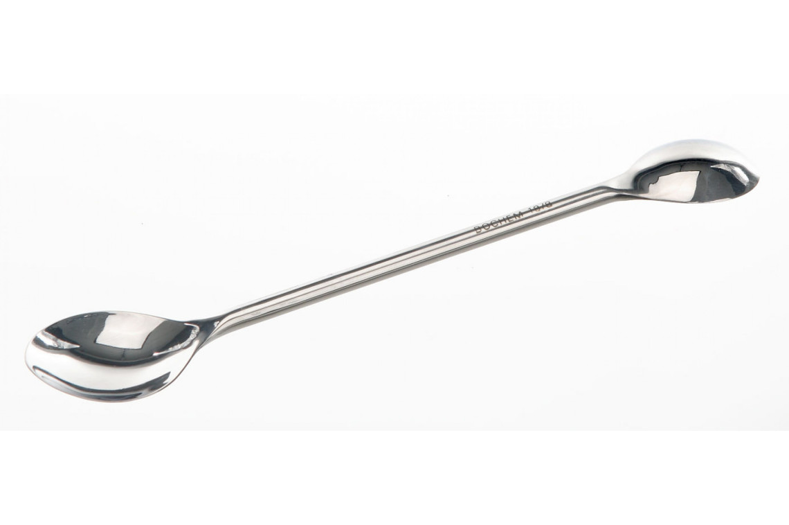 lžička nerezová oboustranná, délka 210 mm