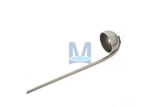 lžička spalovací ocelová, délka 450 mm