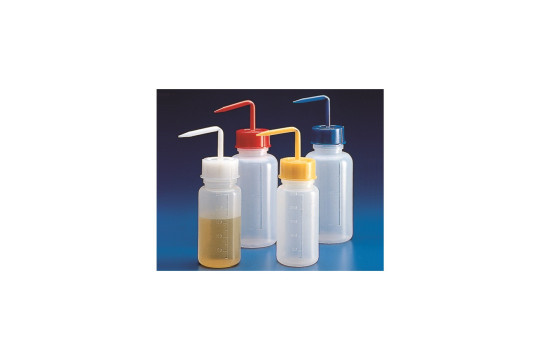 střička PE šroubovací 250 ml s plastovým zobáčkem, barevný širokohrdlý uzávěr