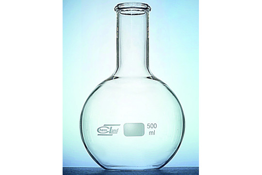 baňka s plochým dnem úzkohrdlá, 1000 ml, VO