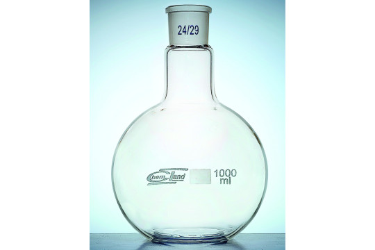 baňka s plochým dnem zábrusová 500 ml, NZ 29/32, balení 10 ks