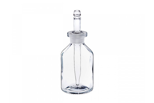 láhev indikátorová vysoká s pipetkou, 50 ml, čirá