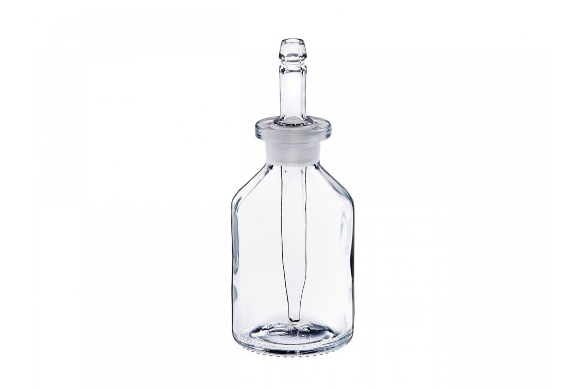 láhev indikátorová vysoká s pipetkou, 100 ml, čirá