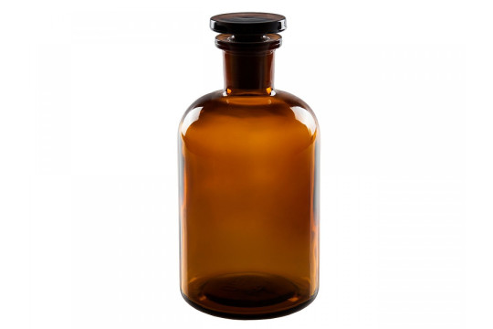 láhev reagenční úzkohrdlá 100 ml, hnědá