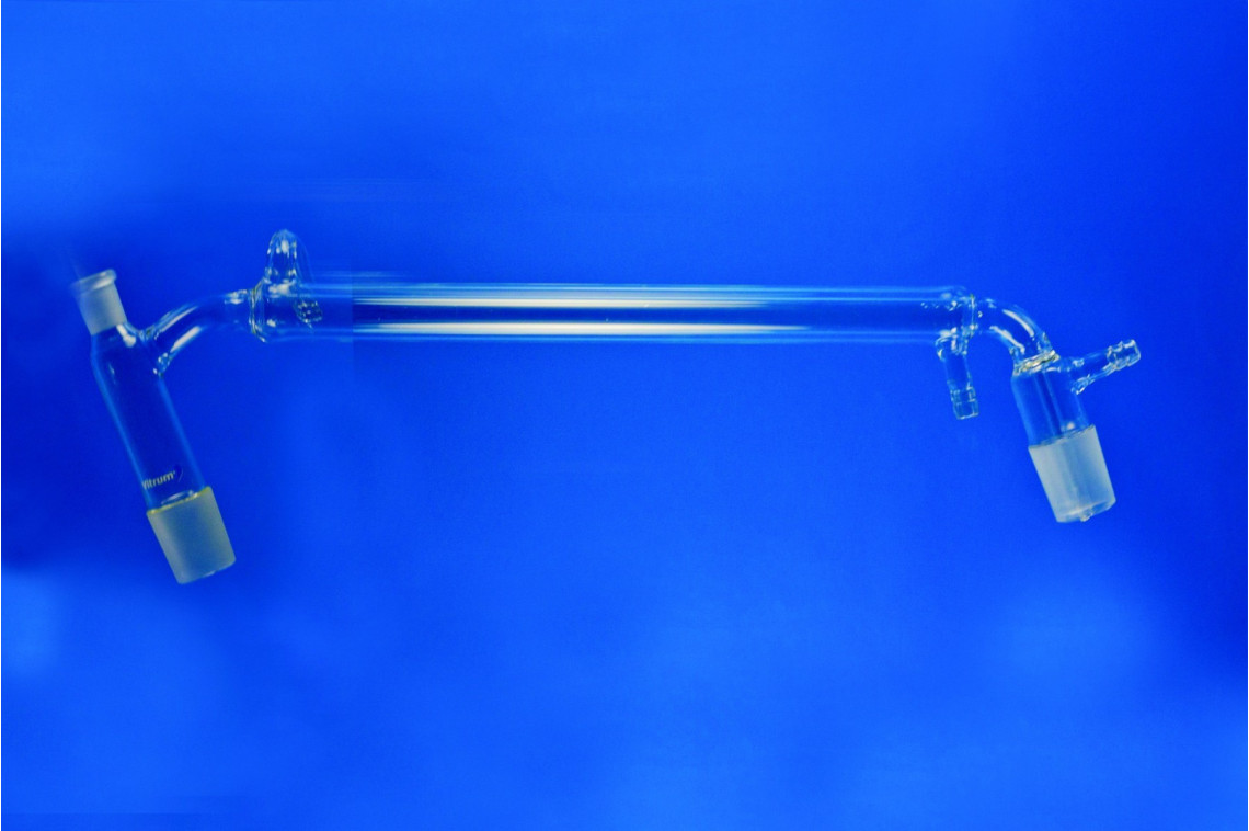 nástavec destilační Claisen s přitaveným chladičem Liebig 400 mm, 3xNZ 14/23