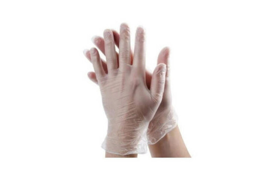 rukavice jednorázové vinylové, velikost S, balení 100 ks